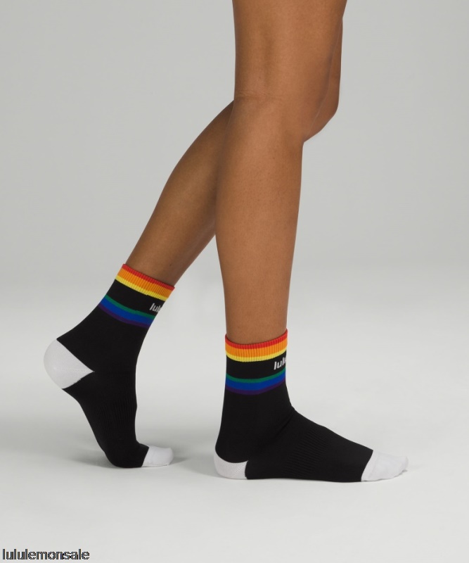 Lululemon Damen DELULU441 | Tale To Tell Quarter Sock 2 Pack Rainbow